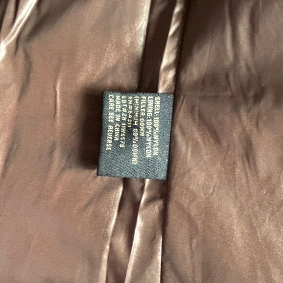 Rainforest Womens Dowm Nylon Black Parka Puffer Coat Size M New - Picture 9 of 9